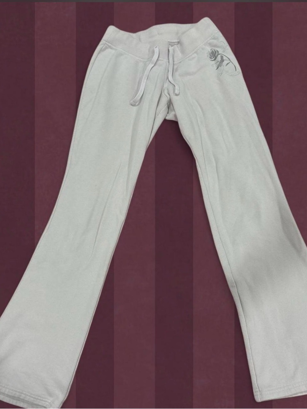 Hollister Baby pink Woman’s Drawstring Sweatpants with Subtle Graphic rose